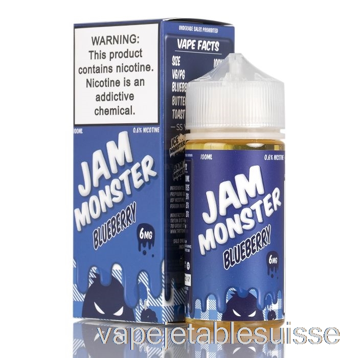 Vape Suisse Myrtille - Confiture Monstre - 100ml 0mg